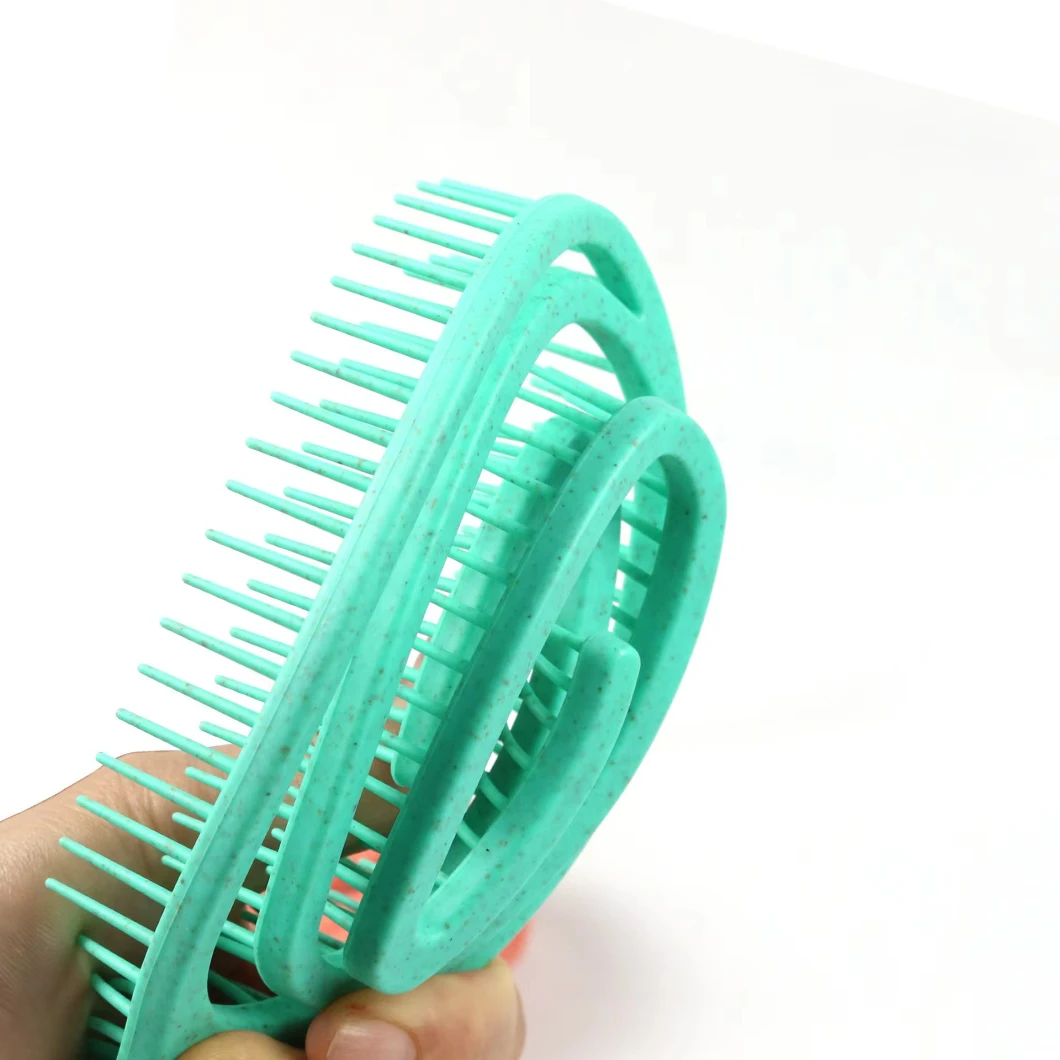 Curly Custom Logo Vented Detangling Biodegradable Hair Brush