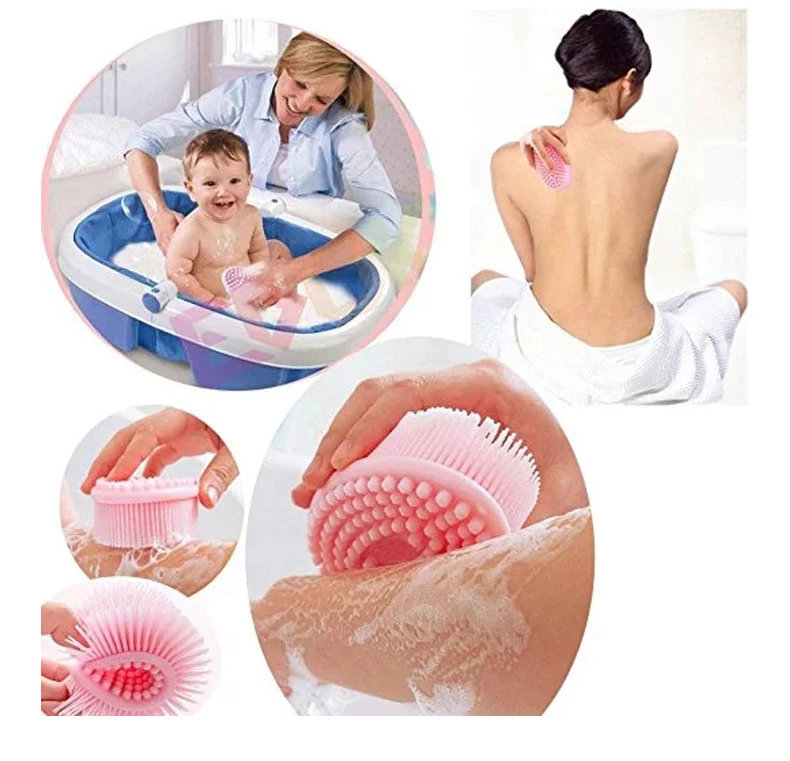 Amazon Hot Sale Silicone Loofah Bath Cleansing Body Brush