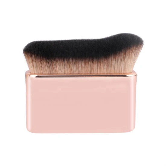 New Rose Gold Curved Foundation Brush Makeup Foundation Brush Kabuki Body Brush