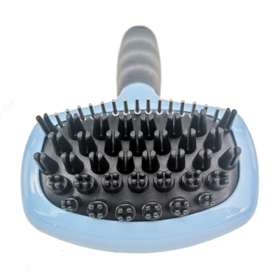 Manufaturer Pet Dog Cat Grooming Body Hair Brush para masaje y muda