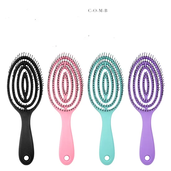 Natural Detangler Custom Logo Curly Curly Detangling Hair Brush