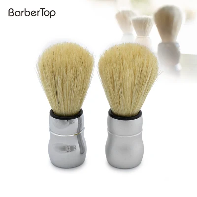 Brocha de afeitar para el cabello profesional a la moda, mango de plástico hecho a mano, brocha para barba para hombre, herramientas de peluquero